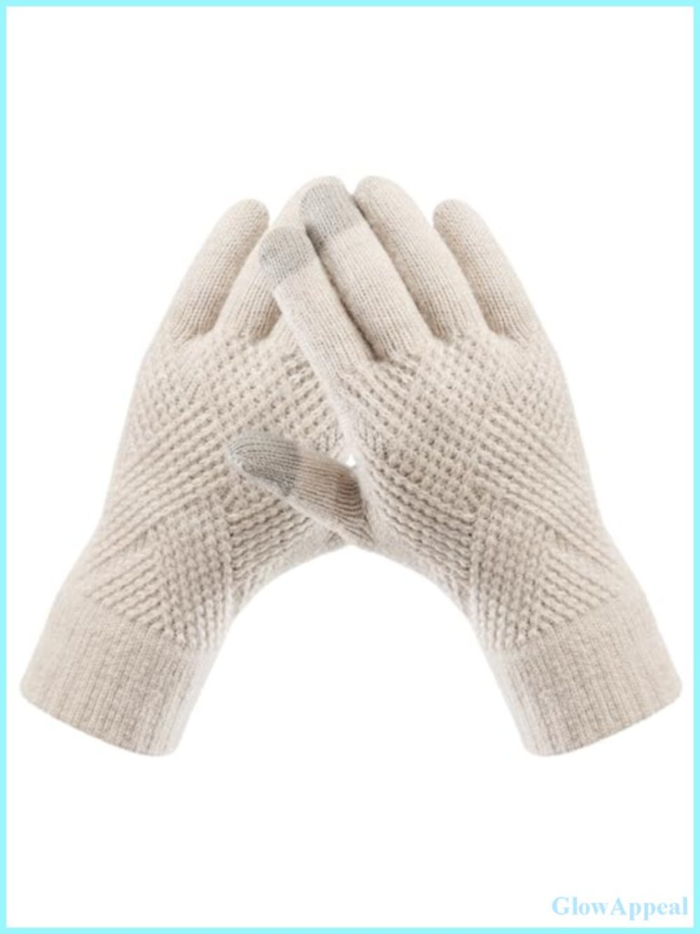 Women's Winter Touchscreen Knit Gloves Fleece Lined